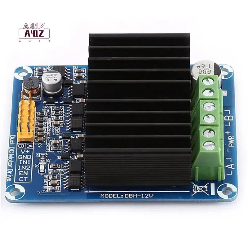 

A41Z-DC5-12V 0A-30A Dual Channel H Bridge Motor Driver Board Module Robot Stepper Driver Controller Board Module For Cars