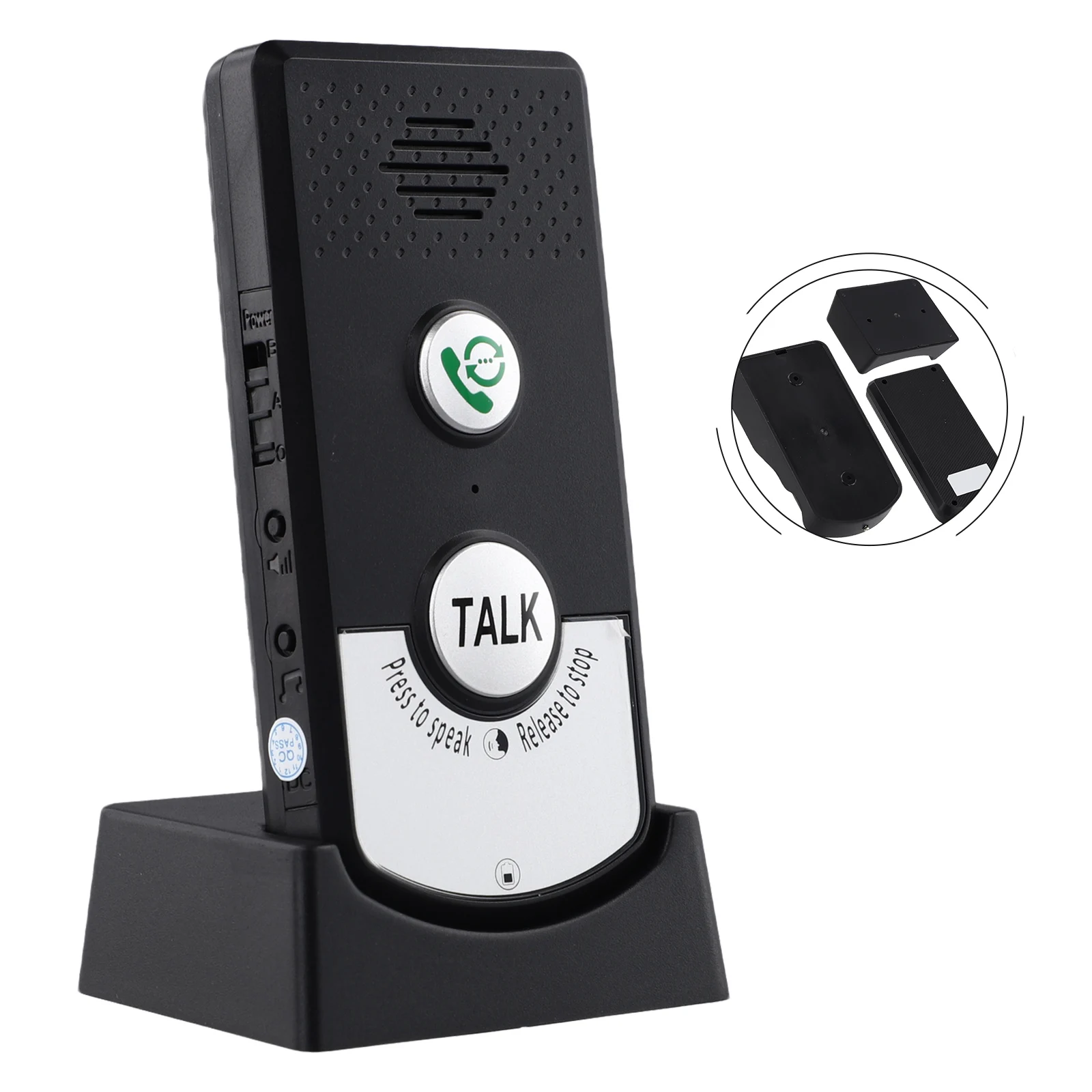 Wireless Voice Intercom Home Smart 2 Way Talk Doorbell For Elderly Caregivers And Disabled People Tools And Accessories