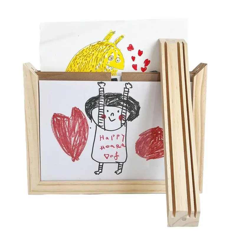 Wooden Children Art Drawing Frame Made of 100% solid wood Changeable Kids Pictures Display Frames for walls Home Decoration