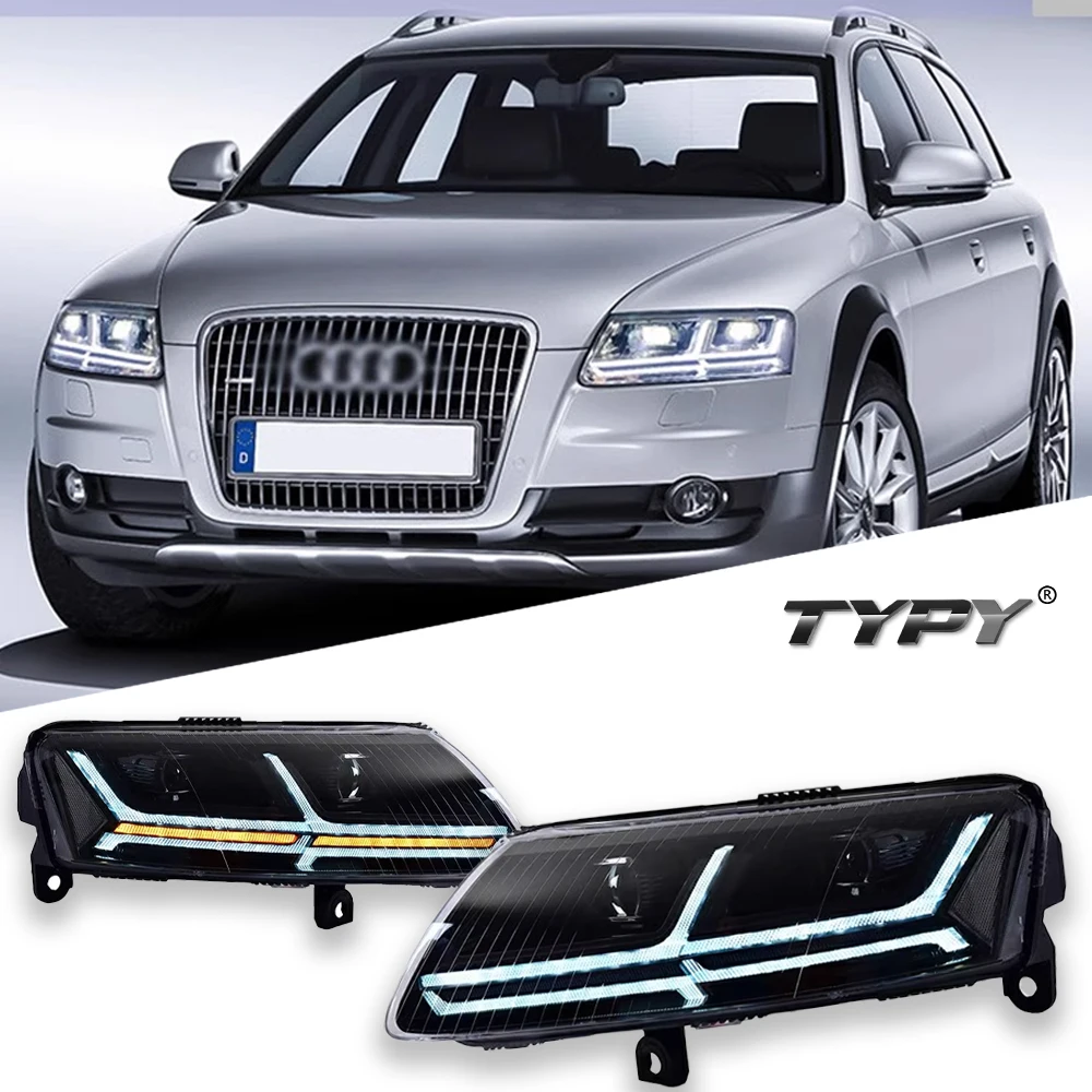 

TYPY Car For Audi A6 LED Headlight A6L 2005-2012 Upgrade Modified to New DRL Dynamic Turn Signal LED Headlight Auto Accessories