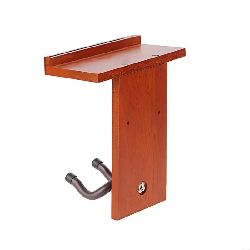 شماعات أداة خشبية صلبة مع مقصورة التخزين مساحة توفير الجيتار ترقيات رف للقيثارات والقيثارات