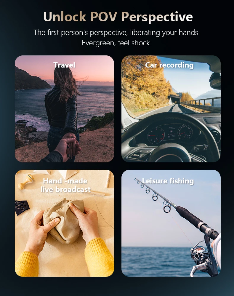 U-förmiger Hängehalter für Gopro Insta360 Action-Kamera, kompatibel mit Magsafe, magnetischer Nackenständer, tragbare Lazy-Phone-Halterung – Detail 2