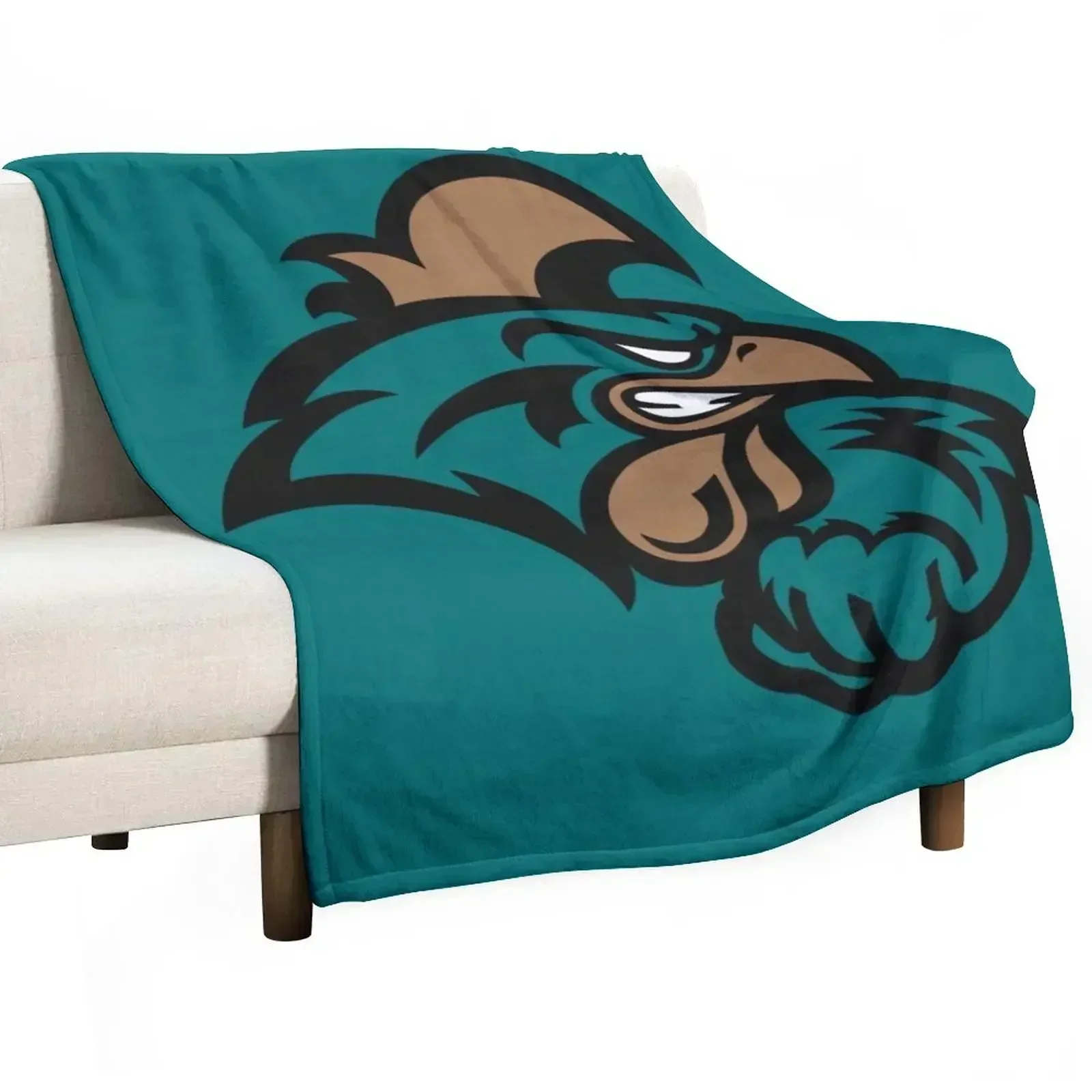 The Coastal Carolina Chanticleers Throw Blanket blankets ands Softest Blankets