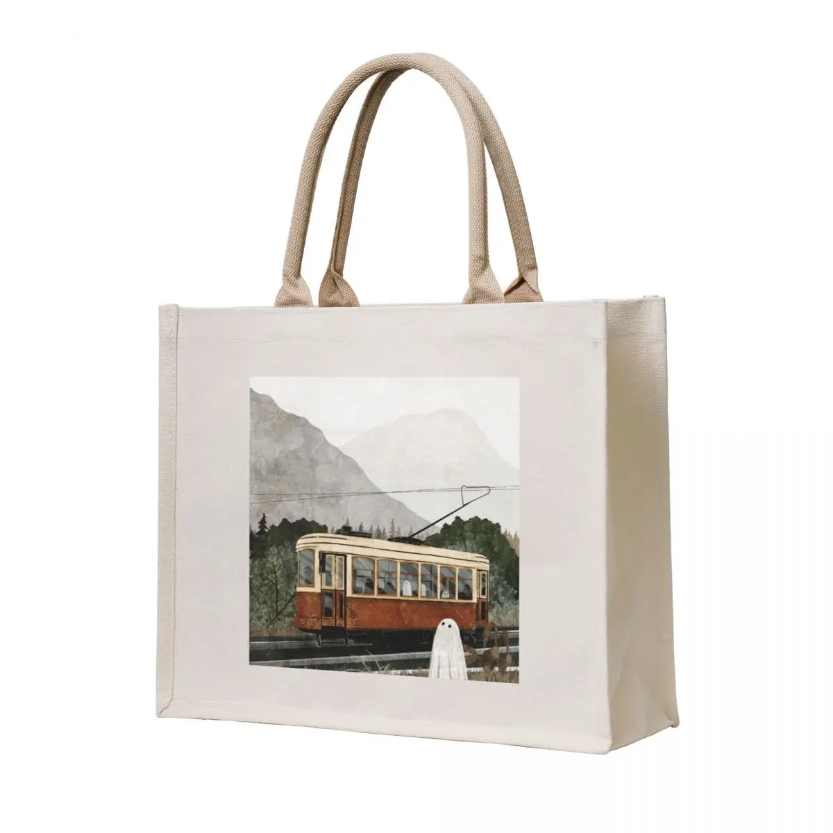 Ghost Tram Tote Bag bag for beach tote bag Women's tote Shopping bags