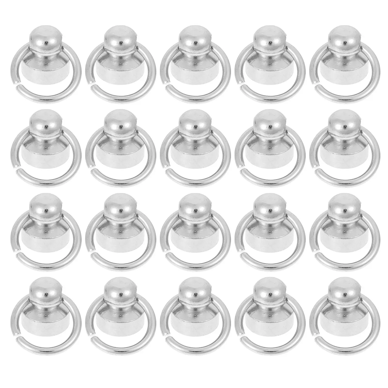 20Sets DIY Purse Bag Buttons Phone Case Rivets Fasteners Leathercraft Materials Sturdy Wear-Resistant Studs for Craft Shoes view 3