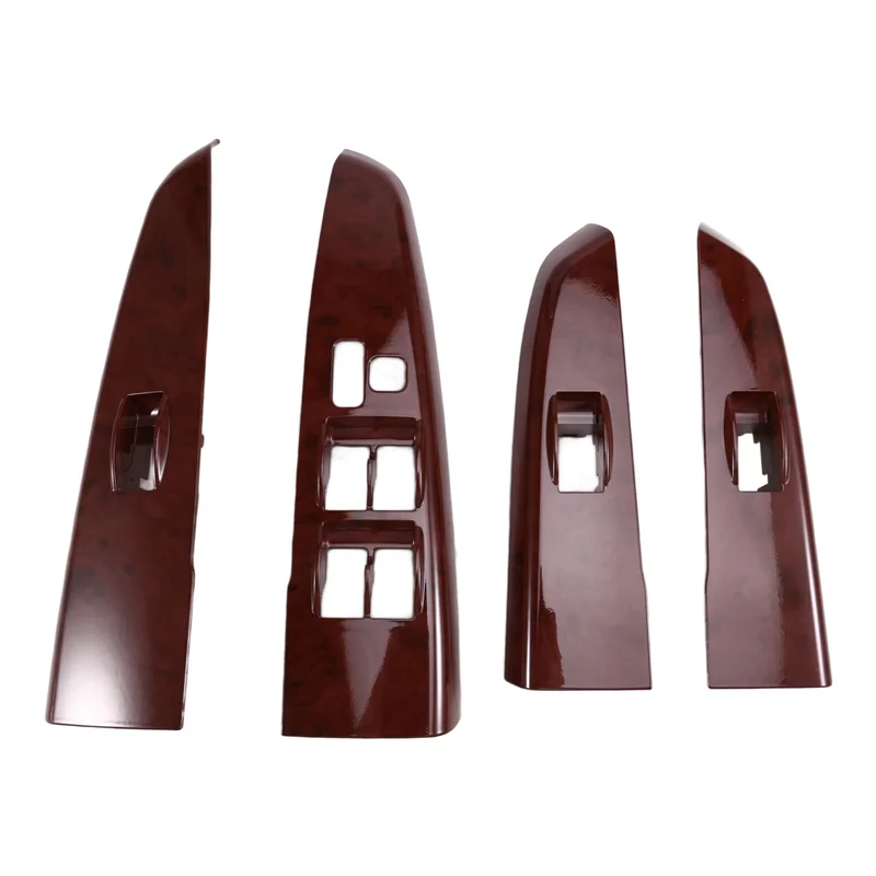 BB 4PCS Front+Rear Door Armrest Trim Panel Window Switch Bezel For Toyota Hilux 05-14 4271-0K010 74272-0K010 74231-0K020