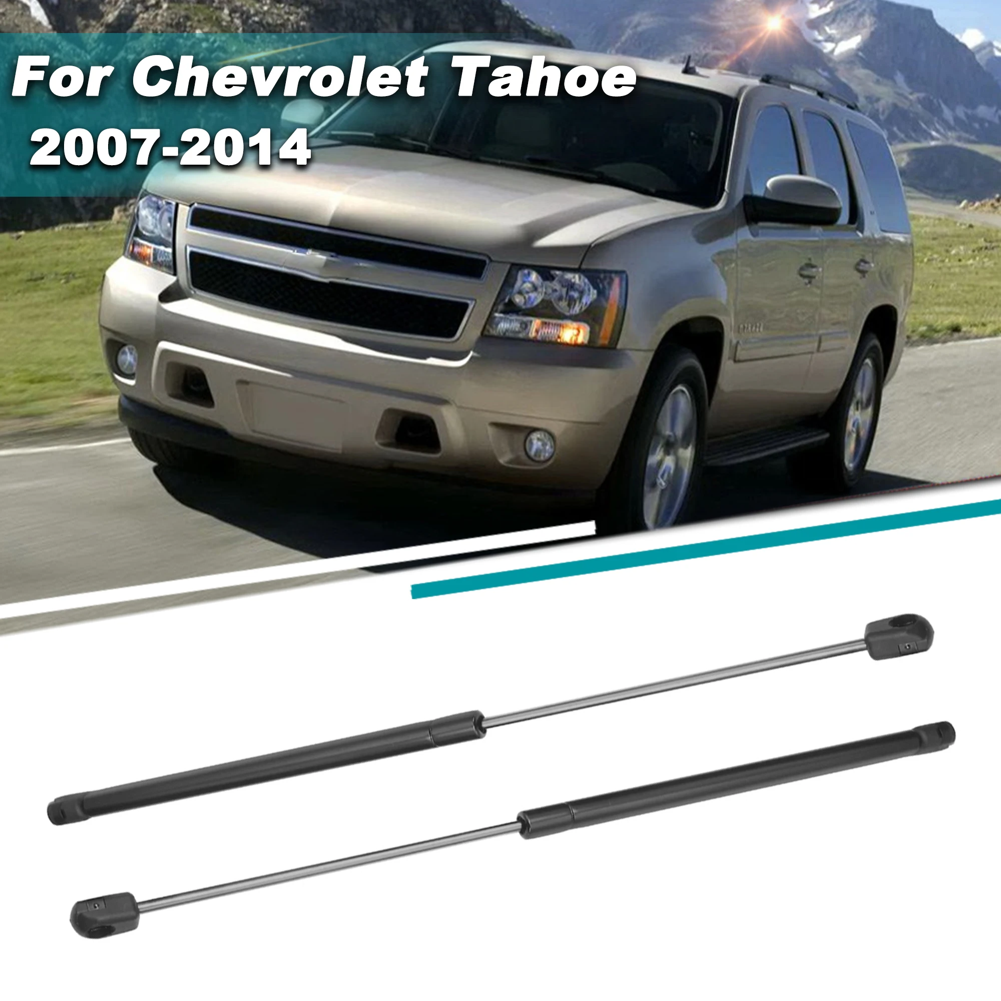 2 sztuki wsporników gazowych podnośników tylnej klapy do Chevroleta Tahoe 2007 2008 2009 2010 2011 2012 2013 2014 Akcesoria