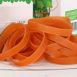 30 Pcs anelli di gomma gialli naturali elastici larghezza 10mm grandi elastici per ufficio scolastico forniture per la casa elastico elastico