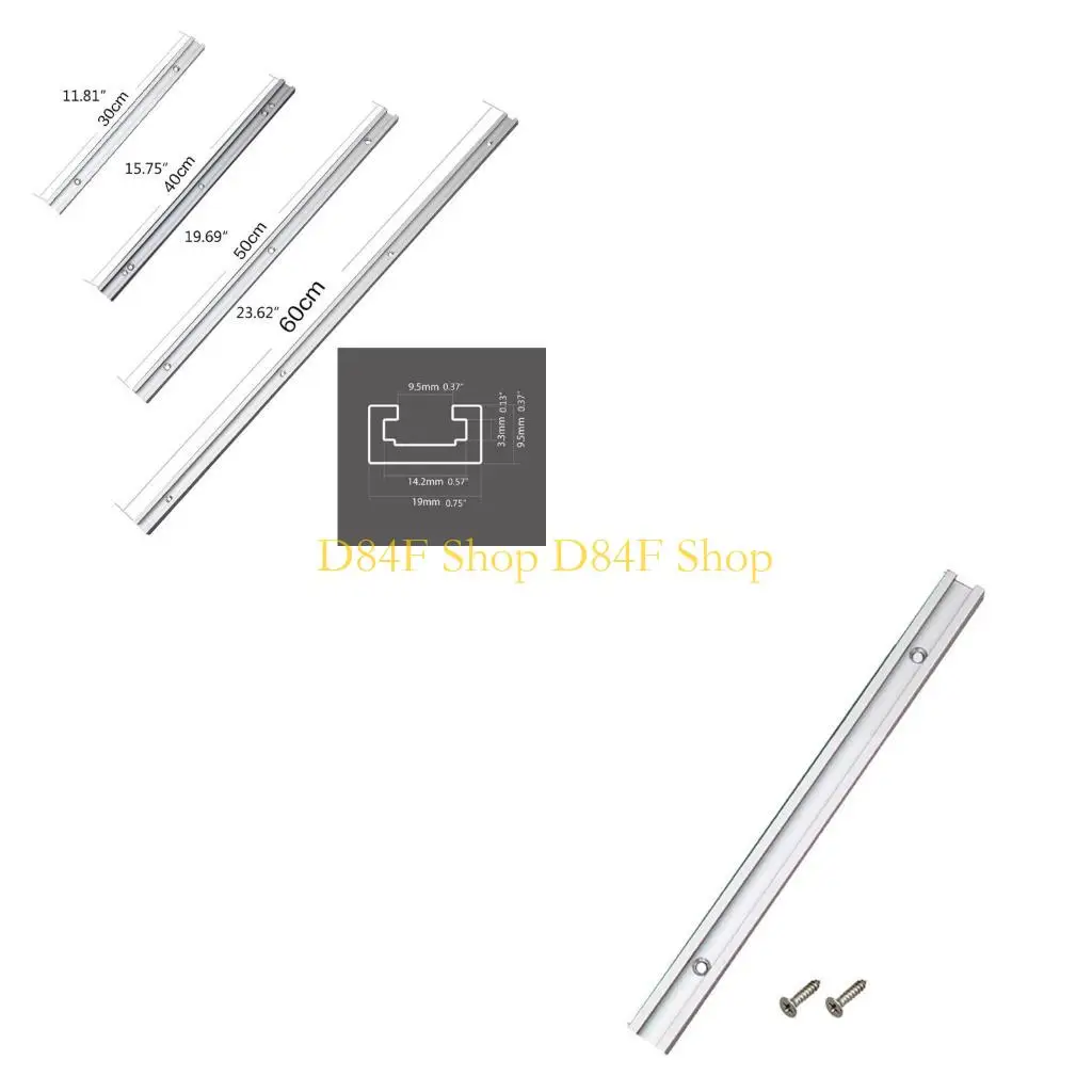 D84F DIY für T Slot Bandsaw Jig Miter -Track für Routertischbandsäen DIY -Tools