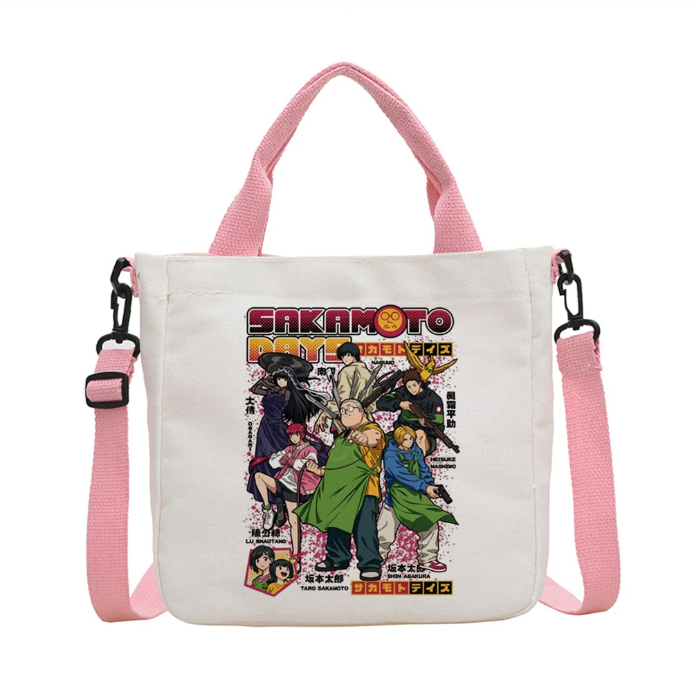 Bolso tote Sakamoto Days, bolso de mano, sac cabas personalizable, estilo Y2K, plegable, para mujer