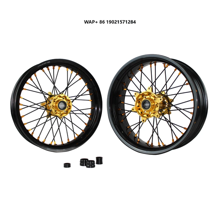 

China Factory Supply 17'' Supermoto Wheel Sets for 125-530 - EXC SXF