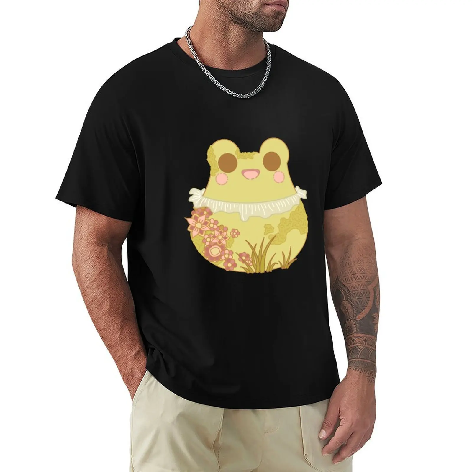 Flower Frog T-Shirt t shirt custom print T-Shirt