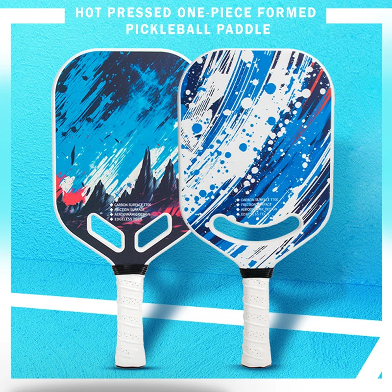 

Встроенное высокомодульное углеродное волокно T700, процесс горячего прессования с матовой поверхностью, профессиональное весло для пиклбола, теннисная ракетка