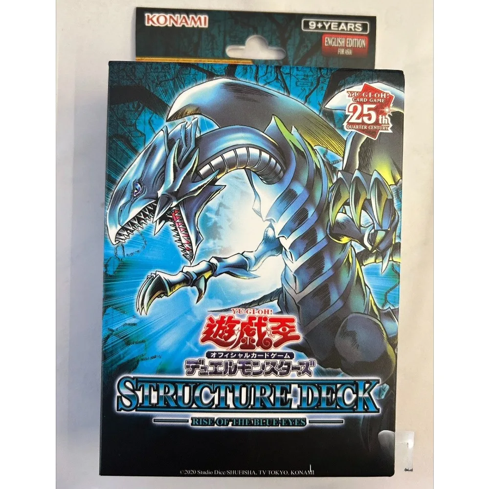 YuGiOh Konami Official Box 2023 Structure Deck: Rise of the Blue Eyes Asian English SEALED Original IN LIMITED
