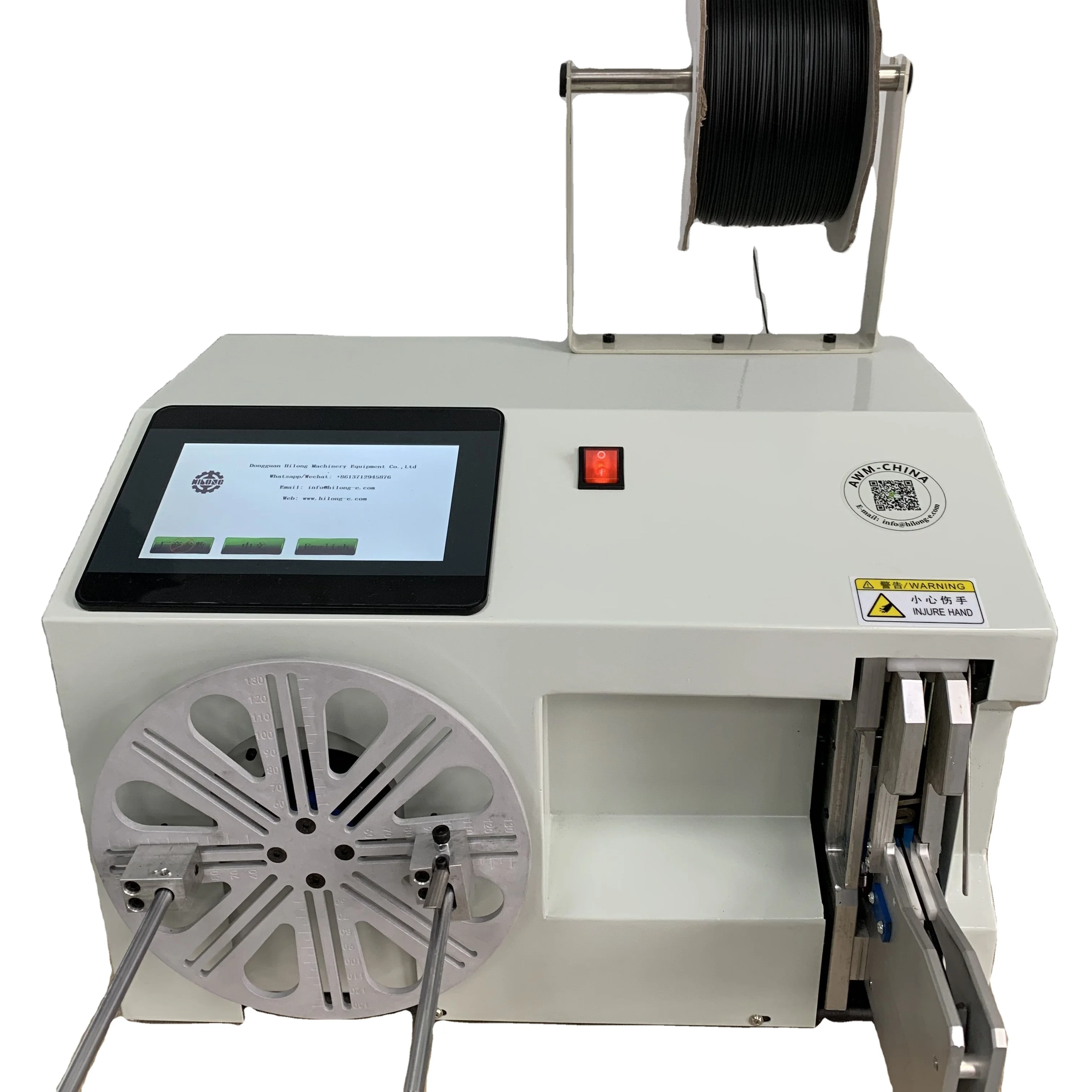 

Automatic Cable Tie Machine Wire Binding Machine Cable Wire Coil Winding Binding Machine