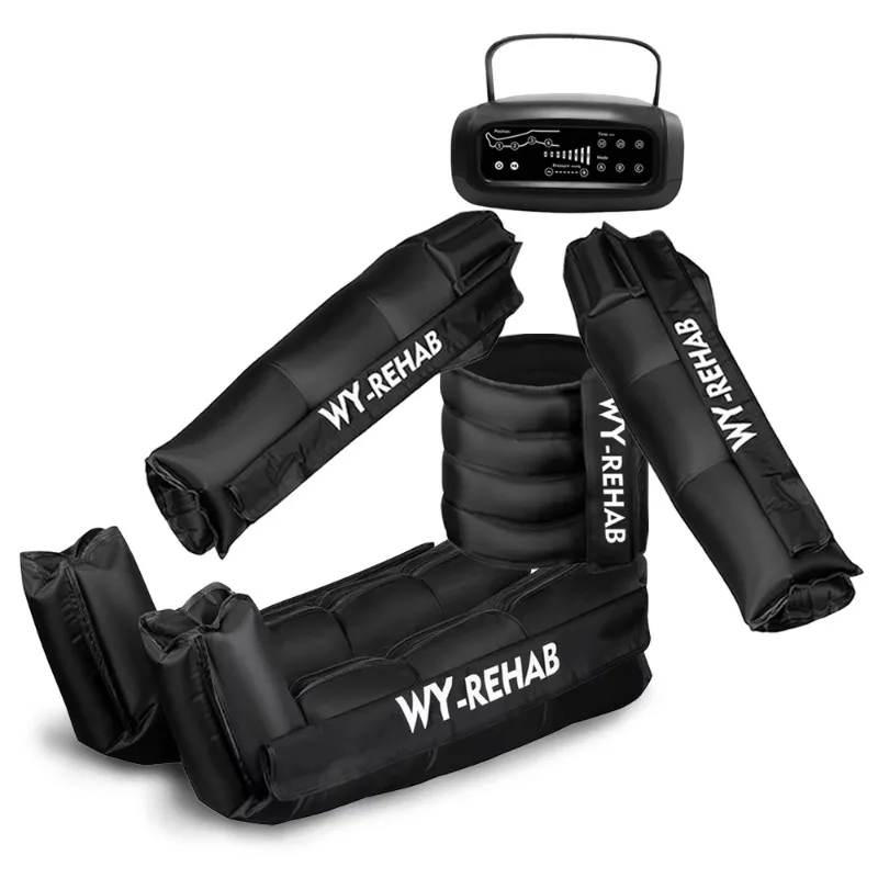 Pneumatic compression boots and pneumatic massage therapy systems are used to relax the legs, arms, waist, and body.