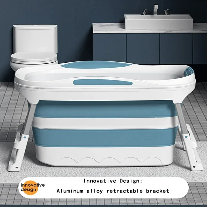 Folding bath bucket Household bath bucket Aluminum alloy elevating bath bucket