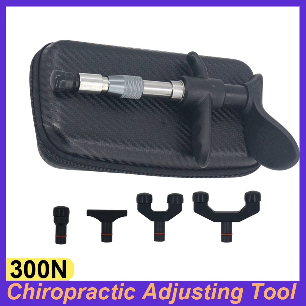 

Manual Chiropractic Adjusting Tool Activation Therapy Spine Correction Tools Chiropractic Gun Spinal Adjustment 4 Heads