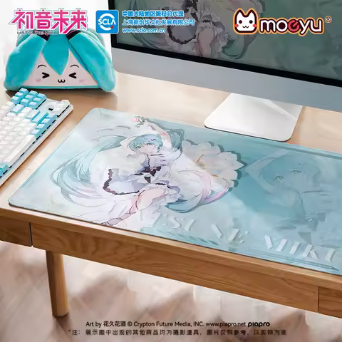 Moeyu Anime Mouse Pad Miku39 Mousepad Vocaloid Cosplay Hatsune Gamer Desk Mat Large Keyboard Mat Playmat Gaming Accessory