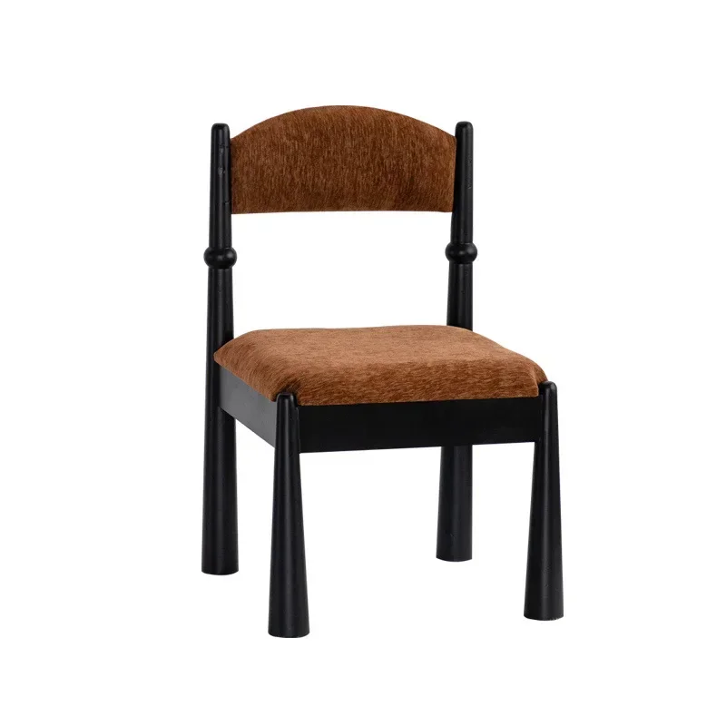 Medieval coffee shop, restaurant soft bag chair, home retro chair, casual back chair