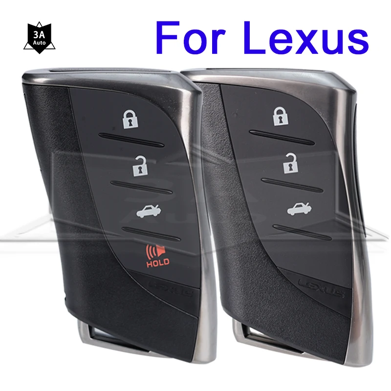 Entry Remote Key Car Case for Lexus 2018-2020 ES350 LC500 LC500h LS500 LS500h GX460 LS500 UX250h Auto Shell Keyless 3/4 Button