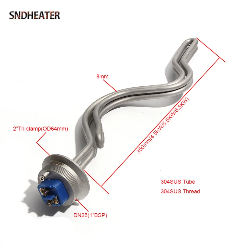 SNDHEATER 1Inch BSP Thread 240V Water Heating Element 2