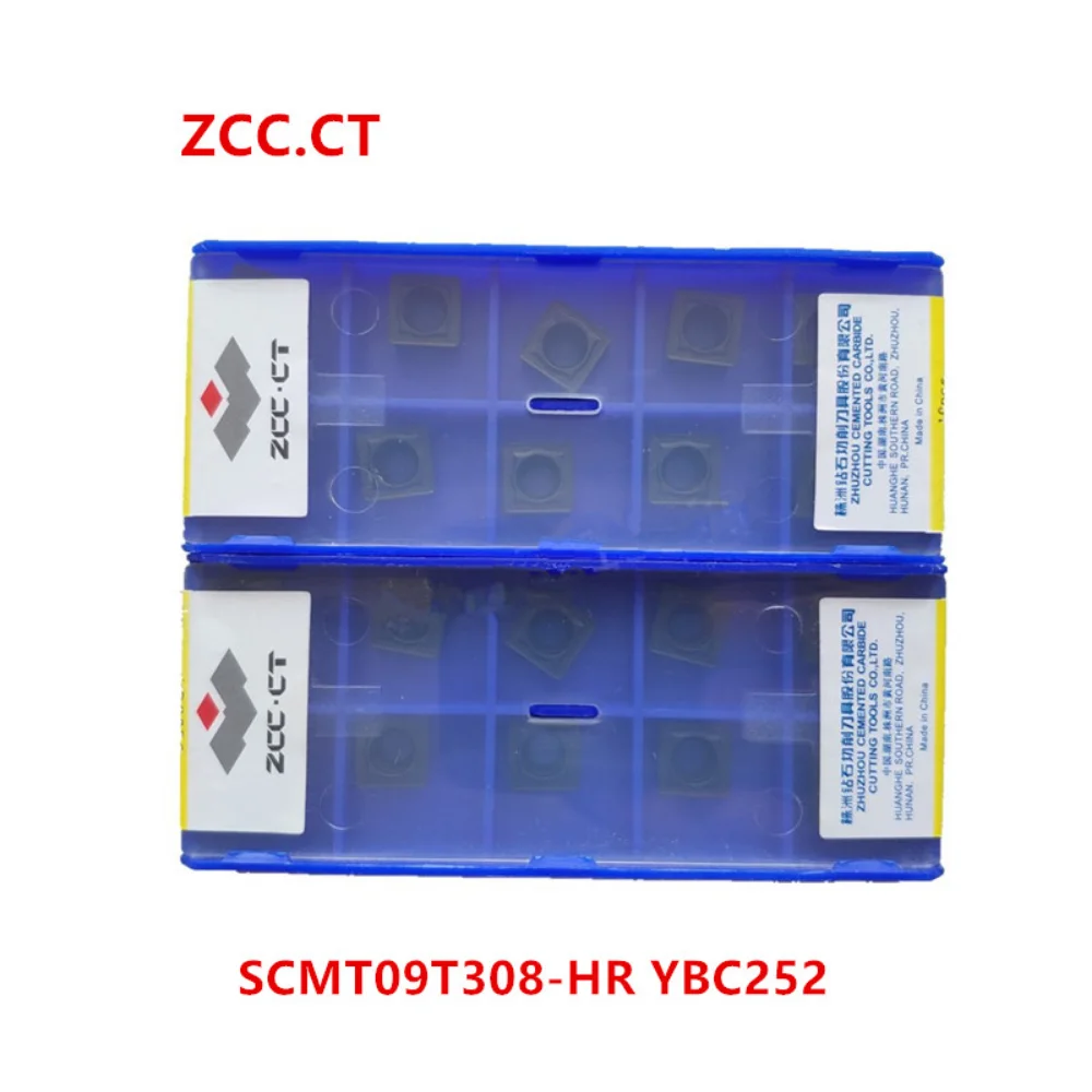 ZCC.CT 10P SCMT120404 120408 09 t304 09 t308-hm/HR YBC252 inserto girevole indicizzabile tornio in metallo CNC inserto in metallo duro per acciaio