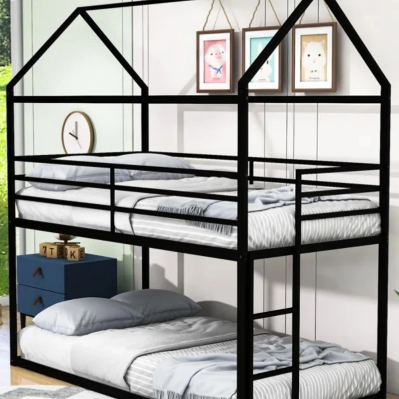 Upper and lower bunk beds Children's double bed Small apartment type child and mother bed High and low bunk