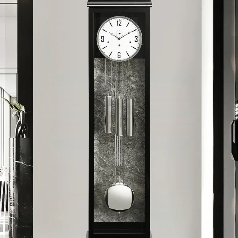 

Modern Minimalist Floor Standing Grandfather Mechanical Floor Clock Hg6621