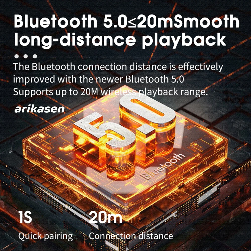 Bluetooth Speakers Ultra Portable Speaker with TF Card Slot Wireless Bluetooth 5.0 Speaker IPX6 Waterproof Stereo Mini Speaker