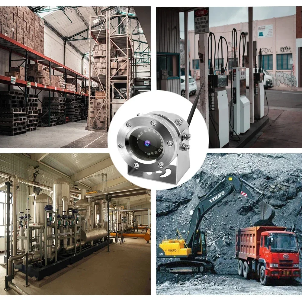 Hjt Explosieveilige Wifi/Poe Ip Camera 5MP Wear & Corrosiebestendigheid IP68 304 Rvs Humanoïde Detectie security Camera