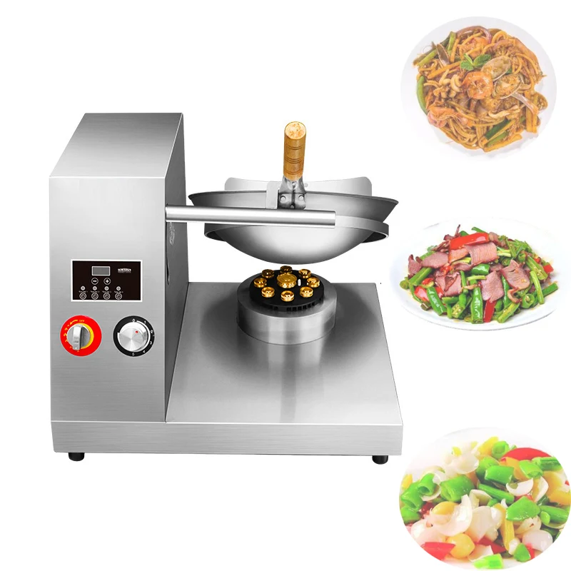 Mesin memasak wajan otomatis mesin makanan tumis goreng