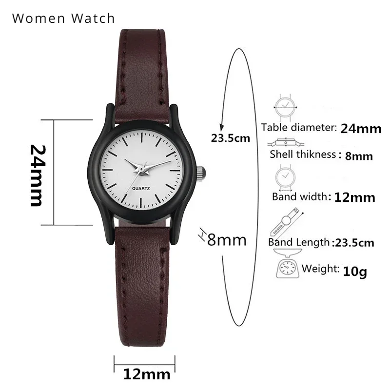 2024 Fashion Watches for Men Women Retro Business Design Hand Watch Leather Couple Watches Quartz Wristwatch Clock Reloj Mujer