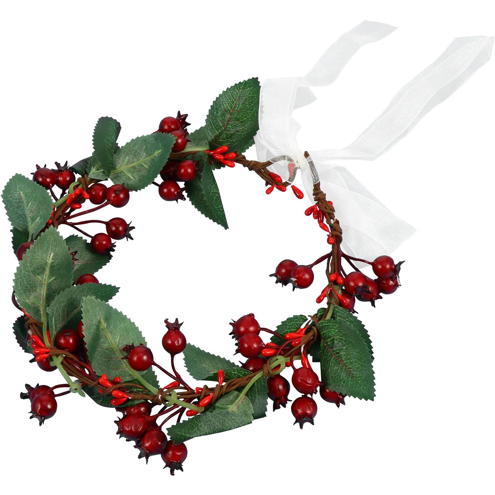 

Christmas Berry Wreath Hair Bands Garland Flower Headband Beach Headdress Xmas Headwear Accessories Women's