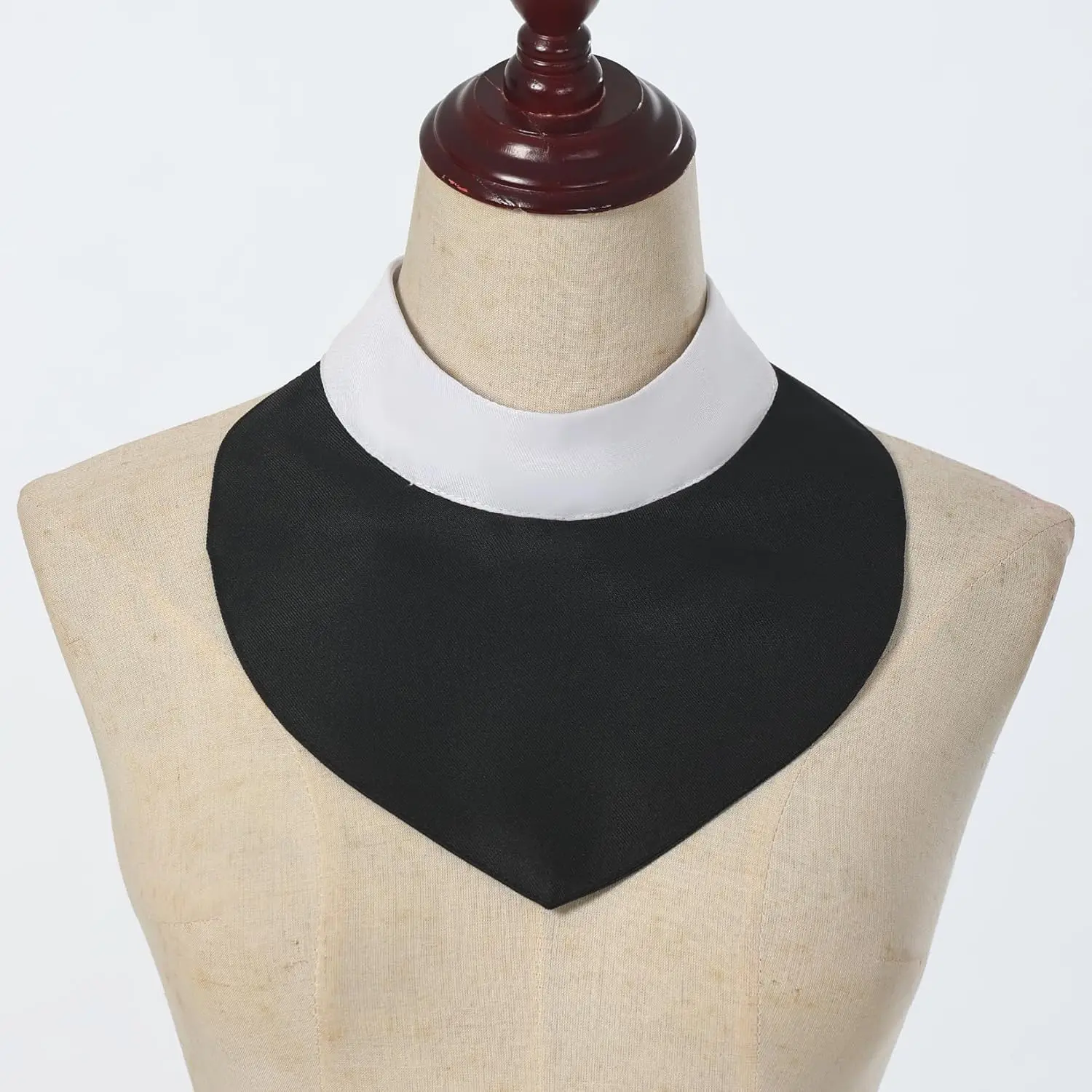 Clergy Shirt Neck Collar Men Women Priest Collar Costumes Accessory for Pastor Pulpit