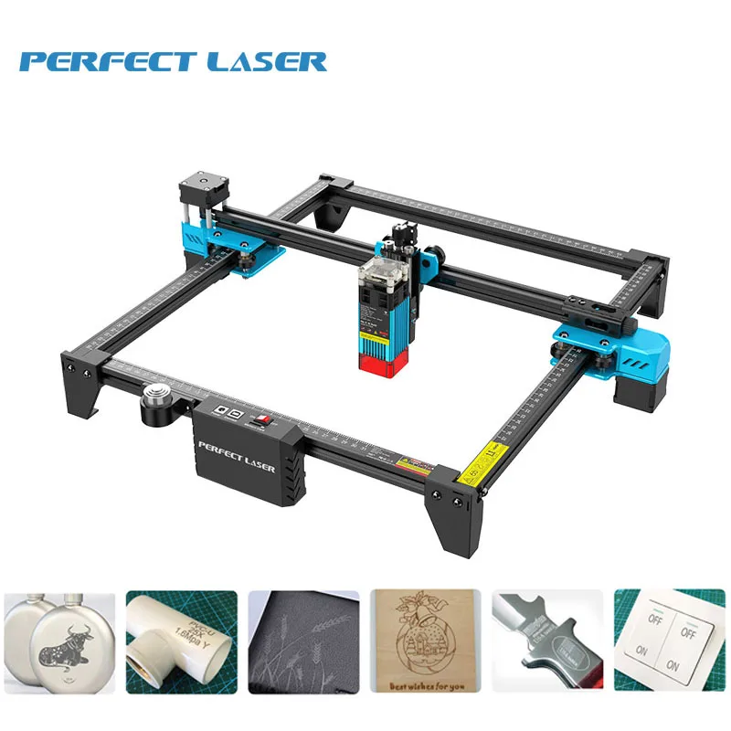 Portable Mini Laser Cuter Engraver Metal Wood Acrylic Paper Leather Engraving Cutting Machine