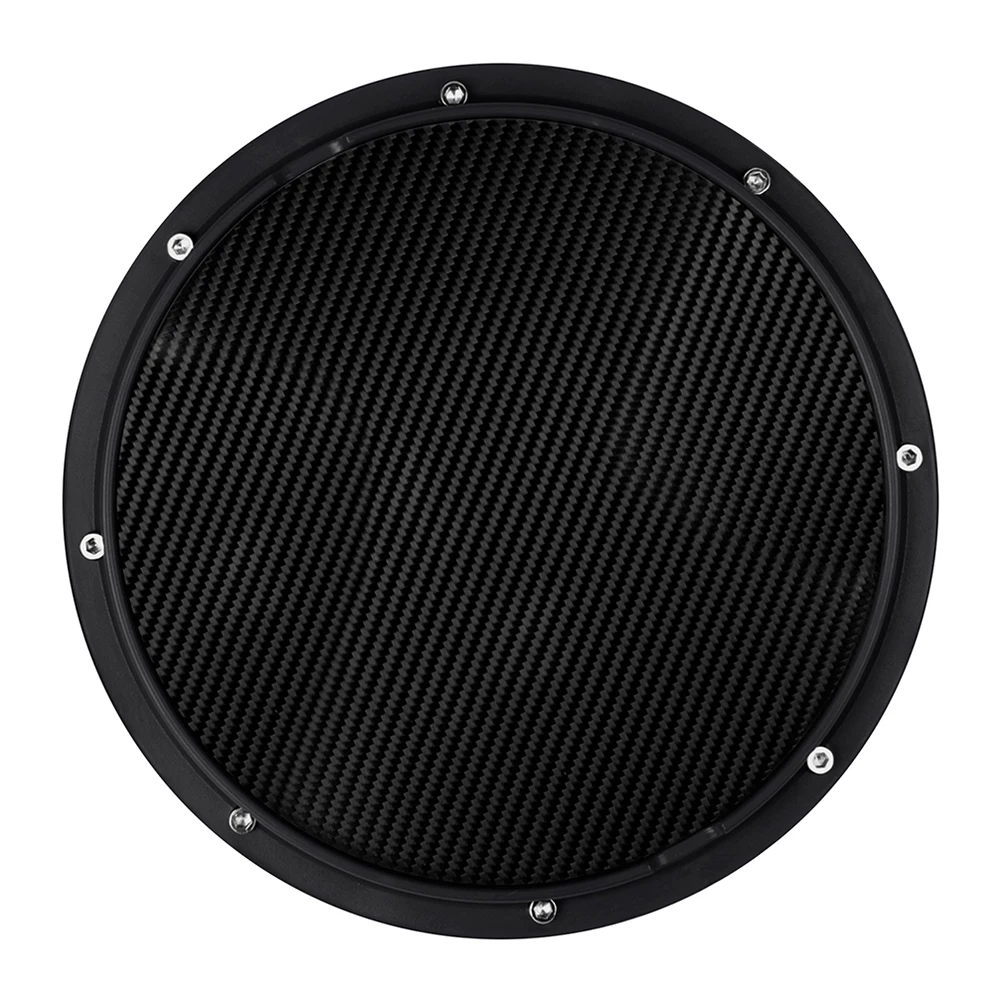 

Drum Practice Pad Carbon Fiber Beginner Accessory Durable Plastic ABS Material Long Lasting Use High Cost Performance
