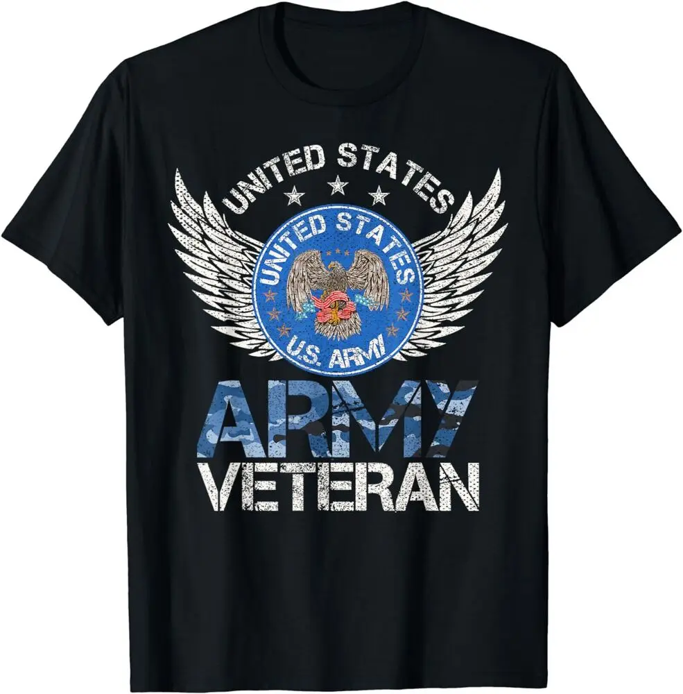 United States Army Veteran U.S Military Veteran T-Shirt Unisex T-shirts Cotton Luxury Brand Vintage Oversized