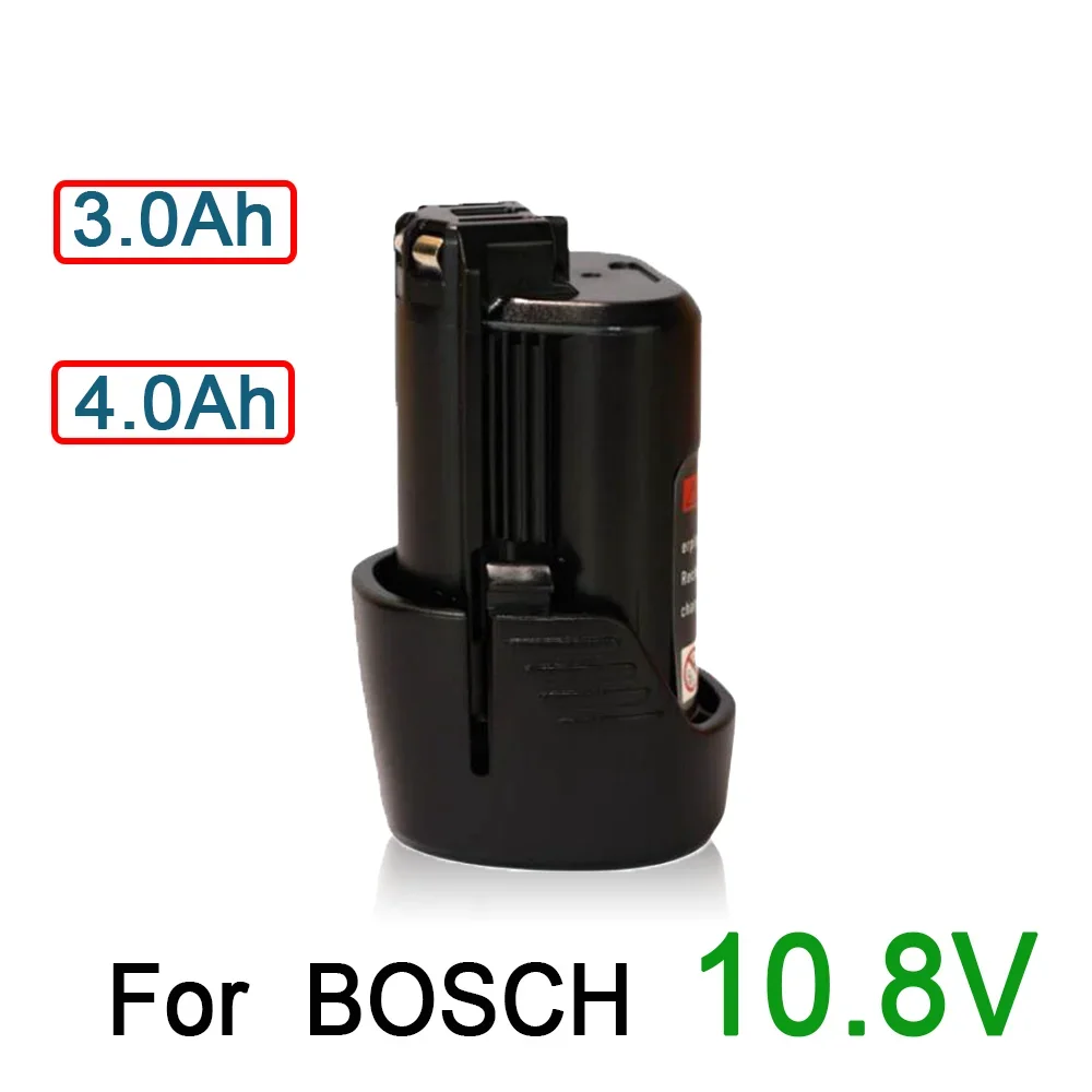 

10.8V 4000mAh Rechargeable Li-ion Battery Pack Replace for BOSCH Cordless Electric Drill Screwdriver BAT411 BAT412 BAT412A