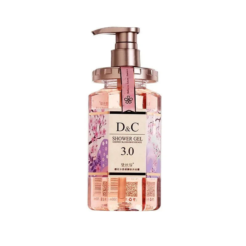 Gel douche sans fleur, parfum longue durée, nettoyant pour le corps, bain hydratant, beauté, santé, eau salée, 500ml