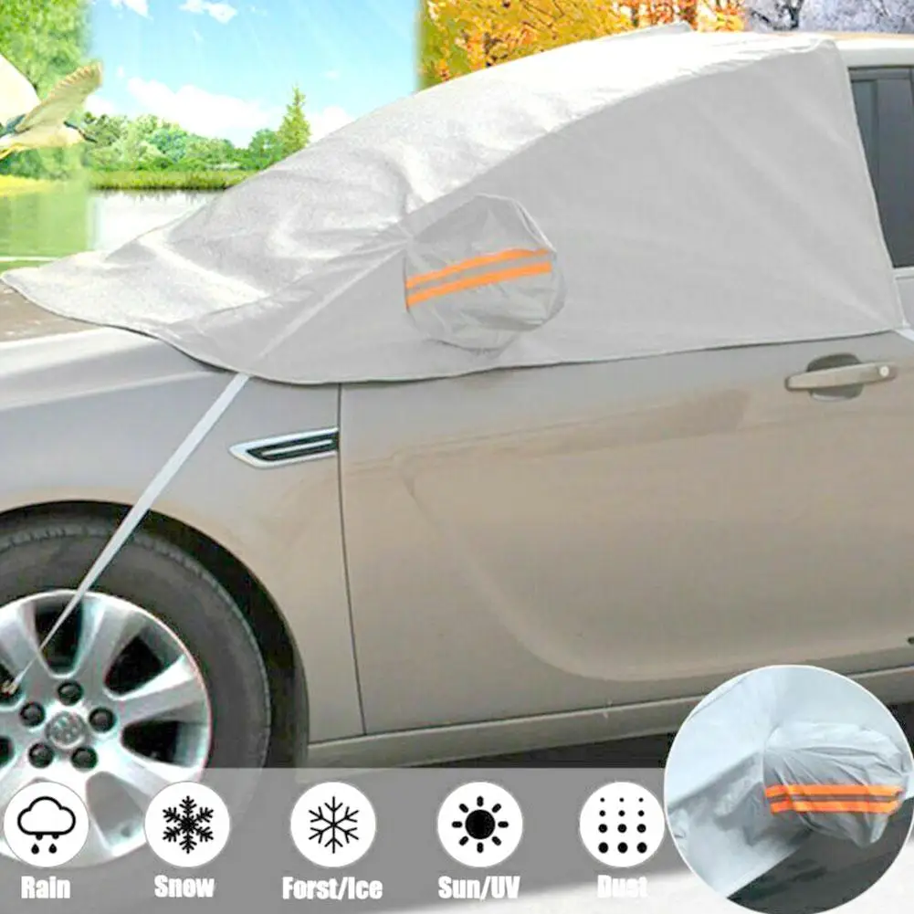 Automobile Sunshade Cover Ice For Windshield Winter Sun Car Front Window Windscreen Cover R2L6