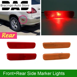 Bracingo Front Rear Bumper Turn Signal Light For Lexus RX300 RX 300 1999-2003 Red/Yellow Indicator Side Marker Lamp Accessories