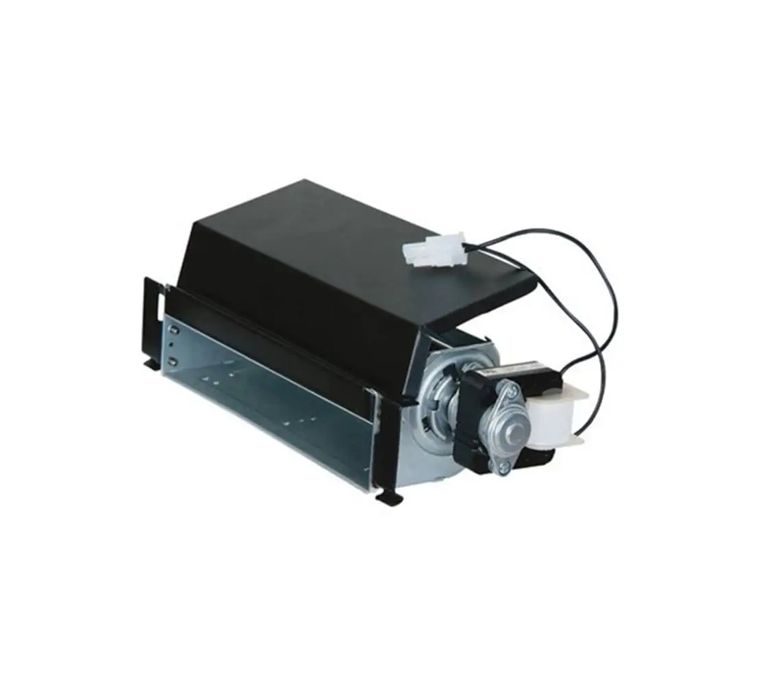 Dual Fuel Fireplace Blower, Large Black Silver - Enhances Heat Distribution, Easy Install, Compatible with Multiple Models