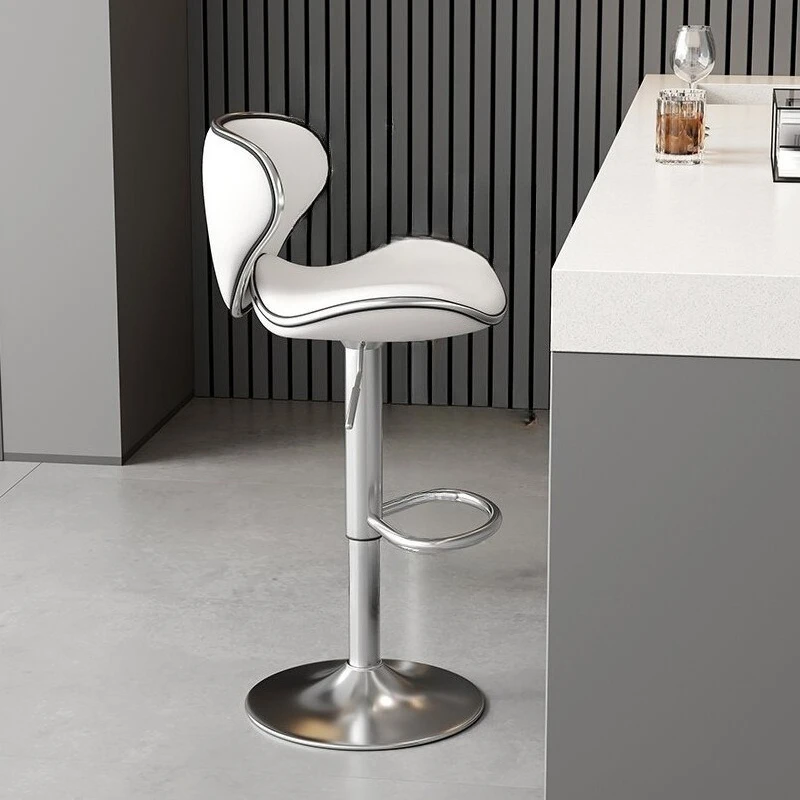 

Lifting rotating high bar chair Light luxury Home swivel iron stools for kitchen Lightweight tabouret haut de bar counter stool