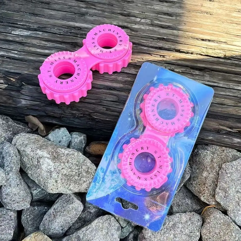 Stijlvolle EDC Spinner Tandwiel Fidget Spinner Antistress Angst Plastic Vingertop Gyro Duurzaam Nieuwigheid Fidget Speelgoed Volwassen