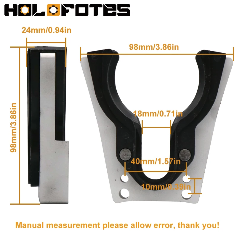 

6 Pieces HSK63F Tool Holder Clamp Inner Plastic Aluminum Frame HSK63F Tool Holder Claws