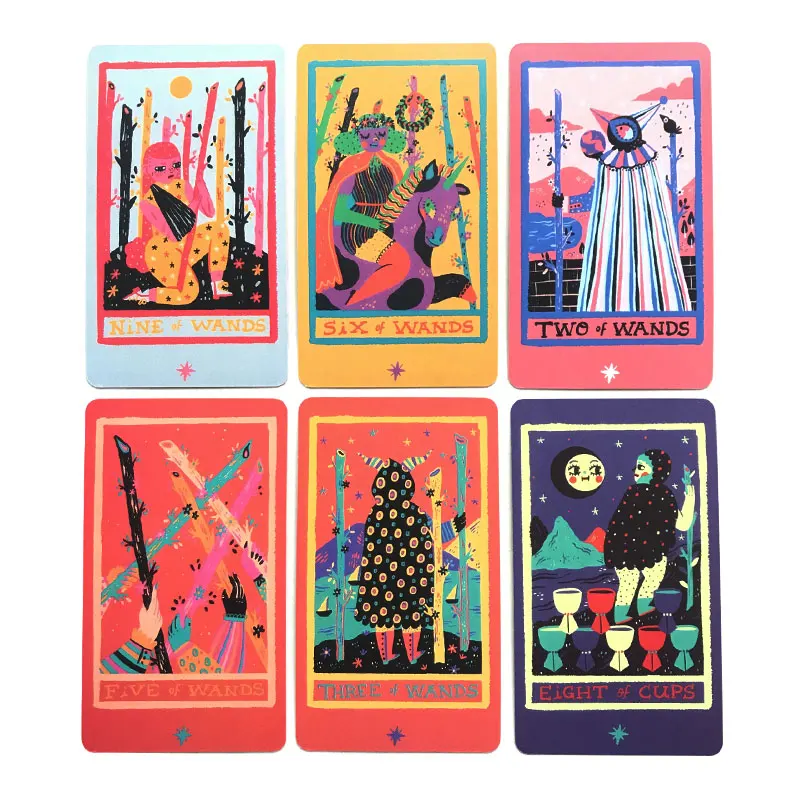 Rainbow Tarot Card Paper Card Game Entertainment Fate Divination Card Tarot And A Variety Of Tarot Options PDF Guide