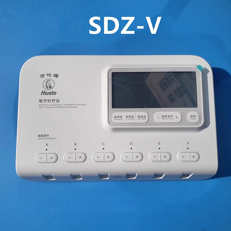 Hwato SDZ-V Electrical Acupuncture Therapy Nerve and muscle stimulator 6 Channel EMS TENS Electroacupuncture Stimulator Massager