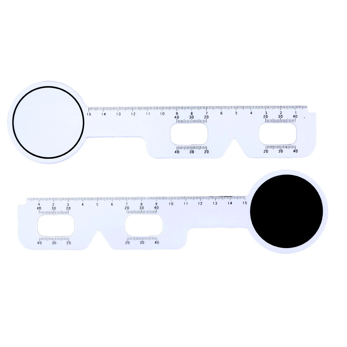 

5Pcs Optical Pupil Distance Ruler High Quality Plastic Measuring Tool for Goggles Frame Spacing Adjustment Pupil Distance Ruler