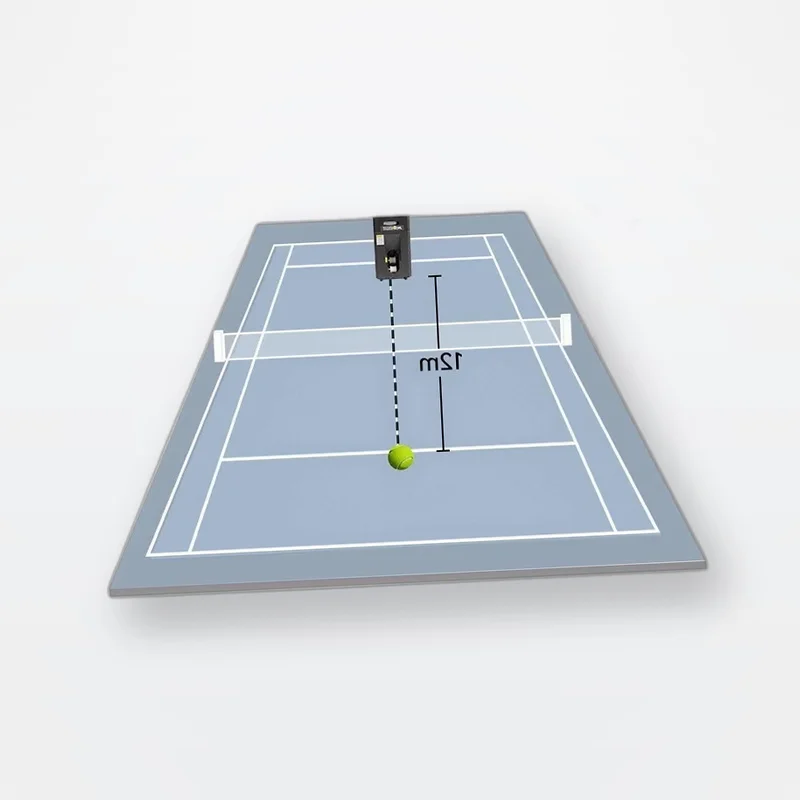 Tennis Ball Launcher JT02 10-50km/h 20-70 Degree Elevation 50 Balls DC24V 5Ah Removable Lithium App Remote Solo Club Practice